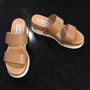 Steve Madden Blaine Flatform Sandals, 7